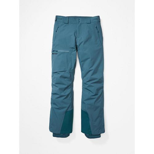 Marmot Refuge Pants - Mens Ski Pants Blue Grey CA5419837 Canada